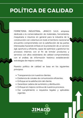 Política de Calidad